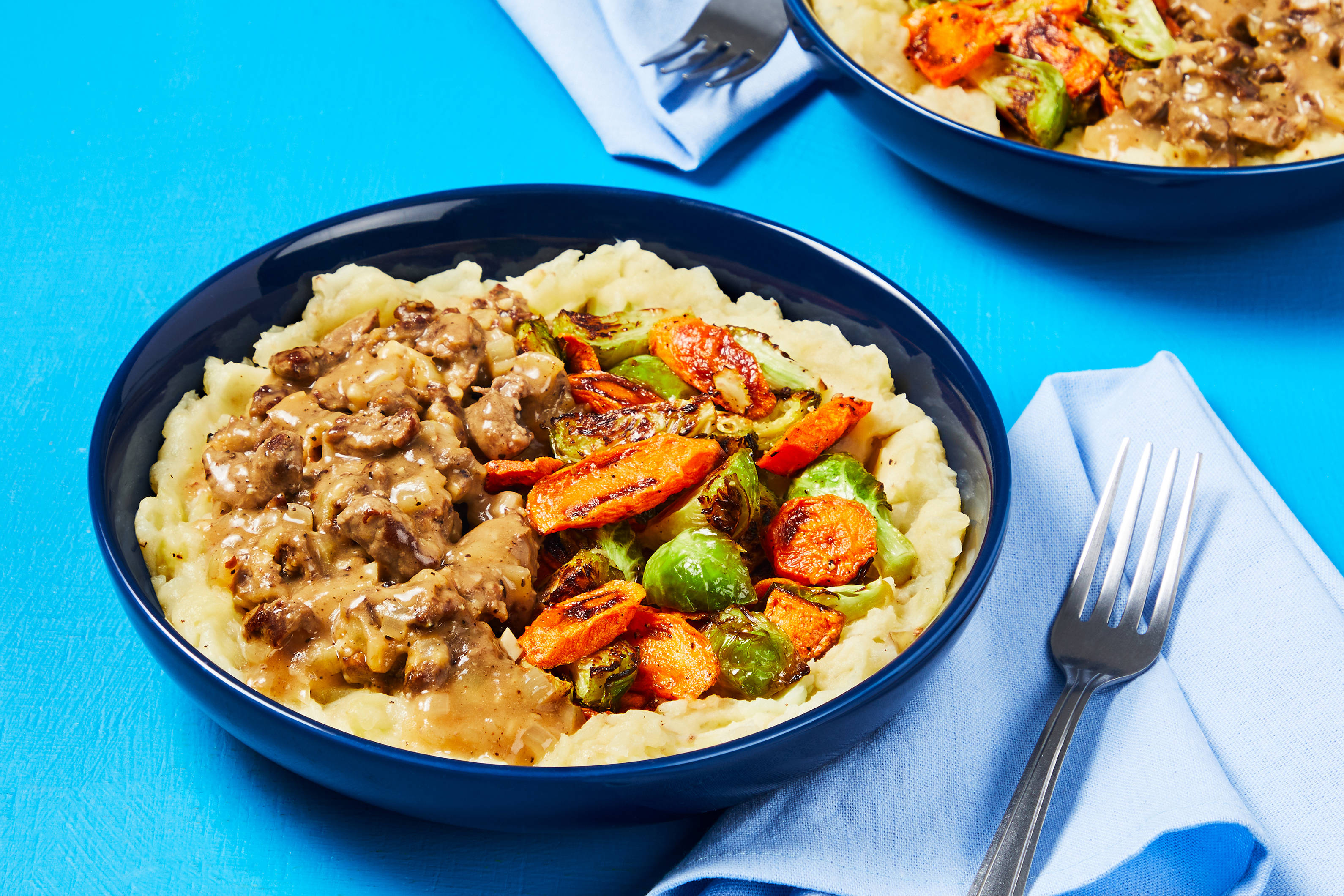 Baked Potato Red Potatoes And Brussel Sprouts EveryPlate