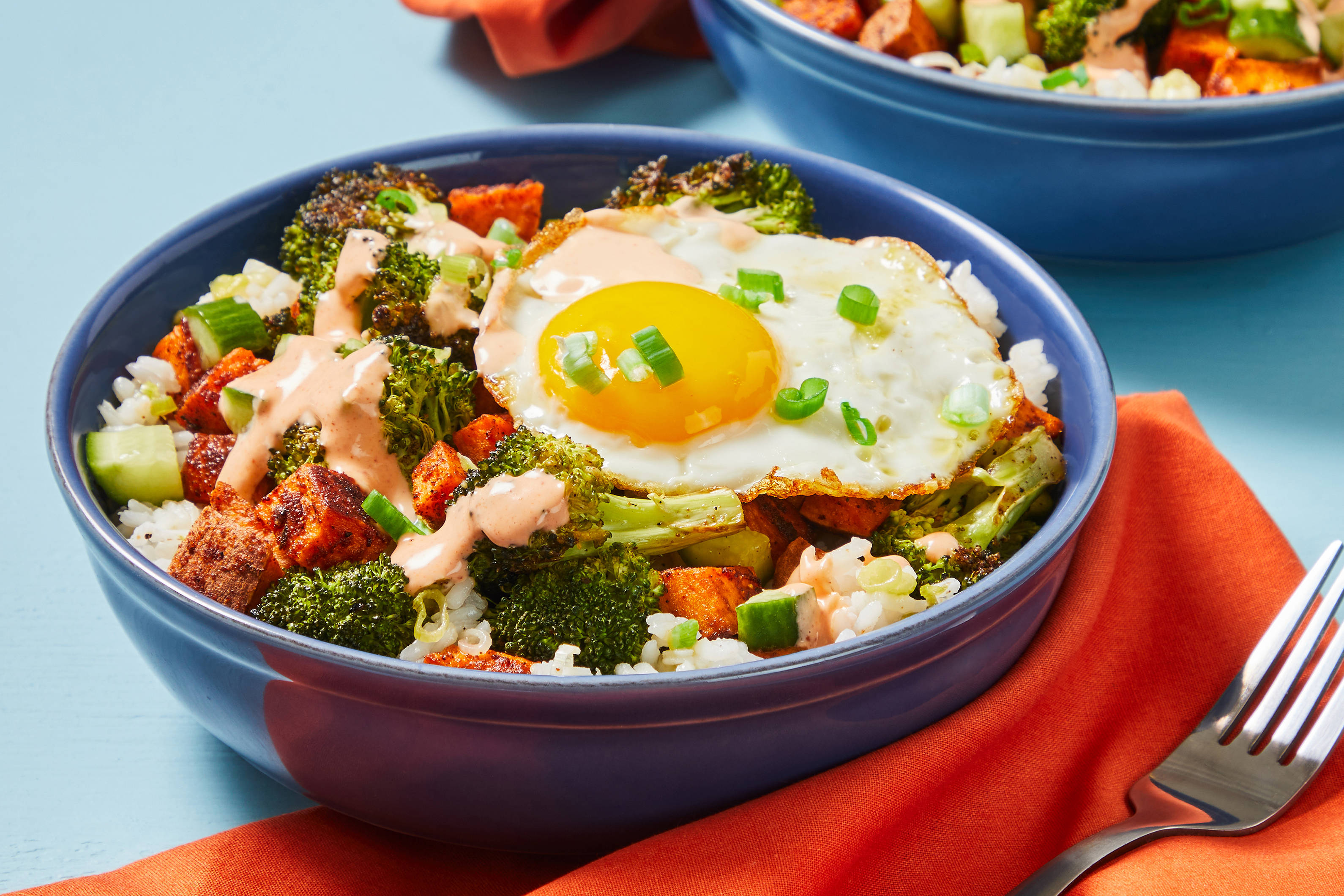 Pulled Pork & Sweet Potato Donburi Bowls