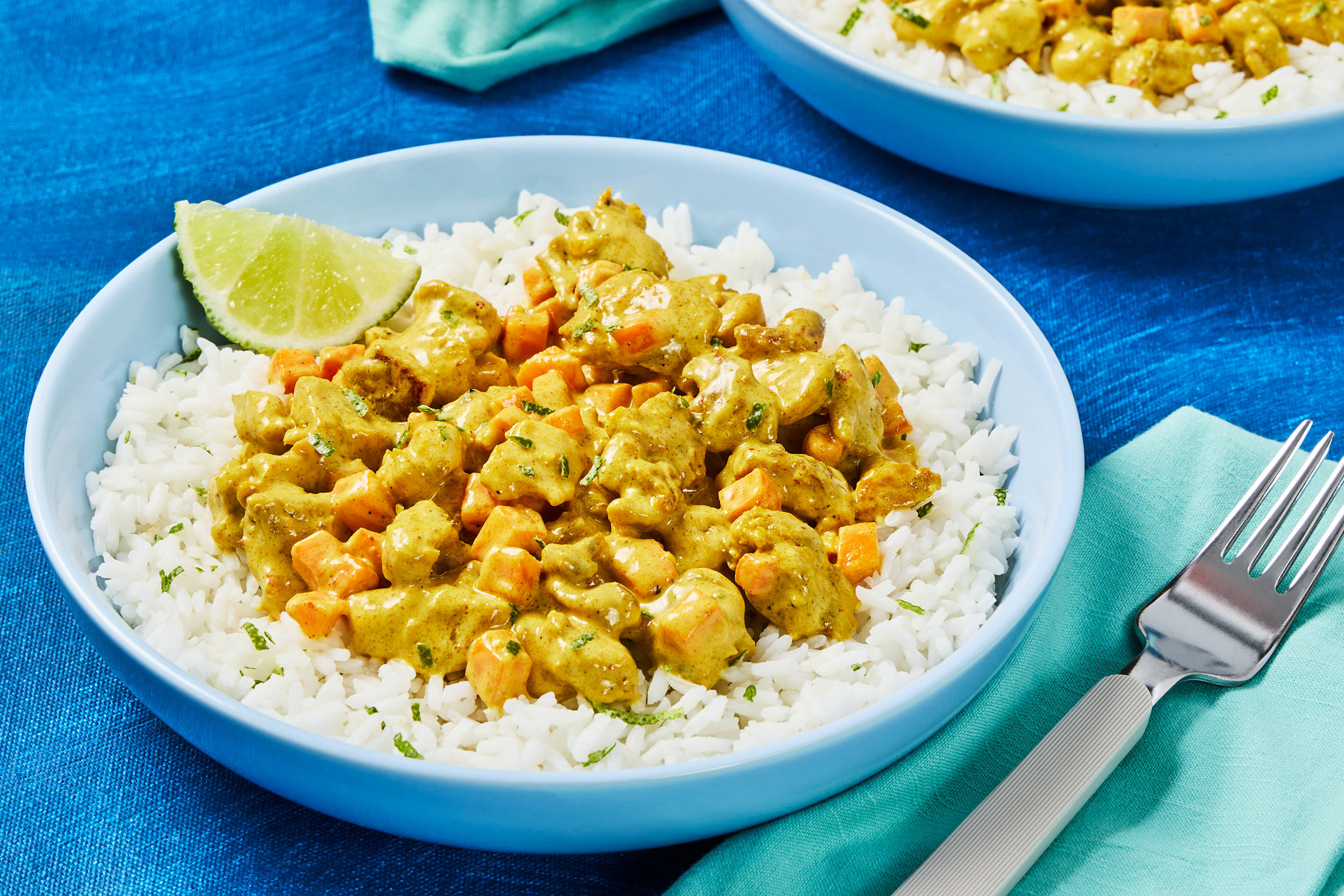 Creamy Coconut Chicken Curry Bowls
