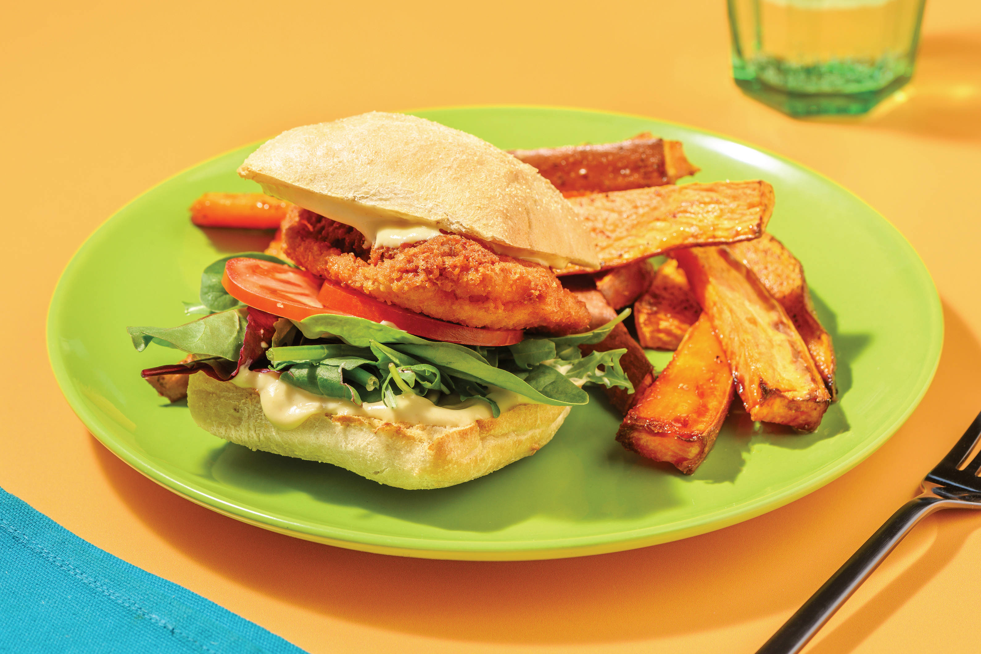 Classic Double Crumbed Fish Burger