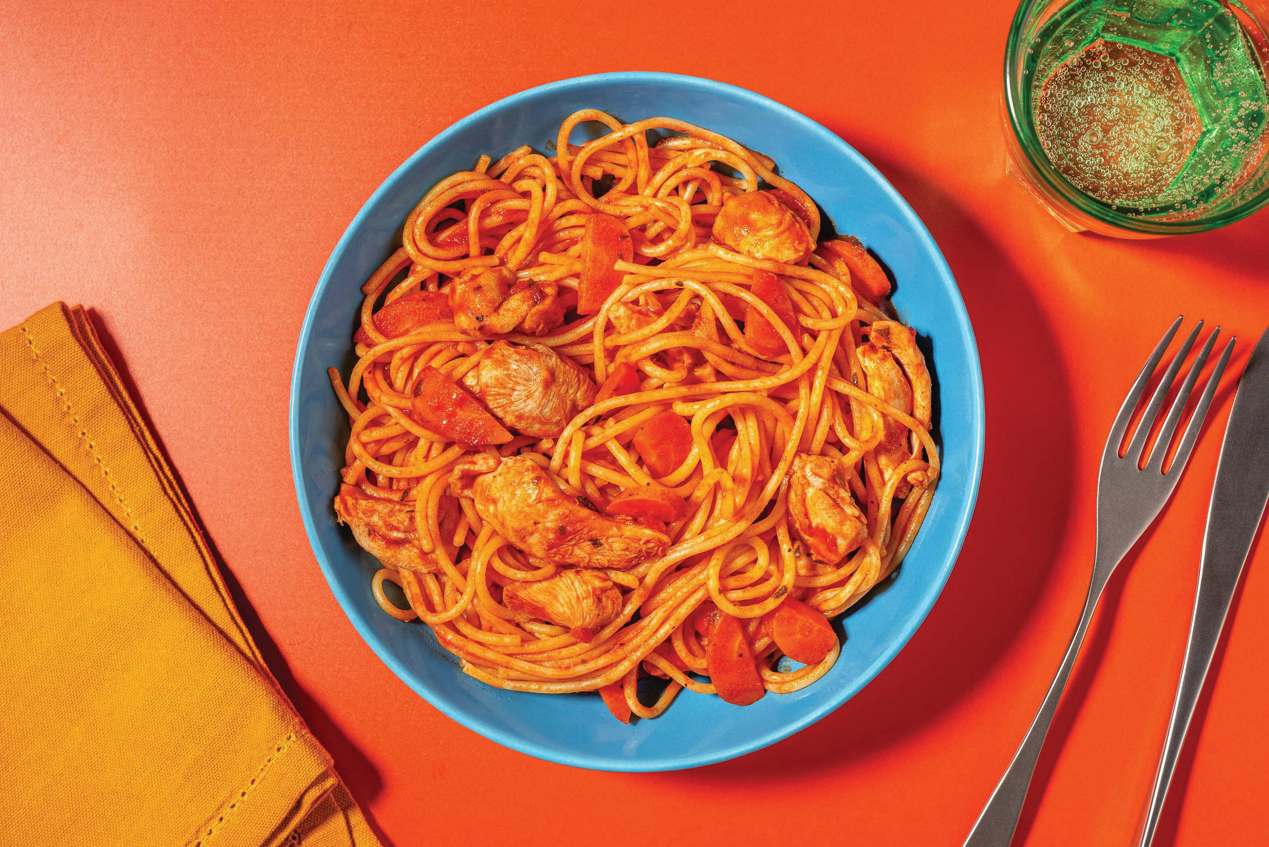 One-Pan Bacon, Chicken & Tomato Pasta