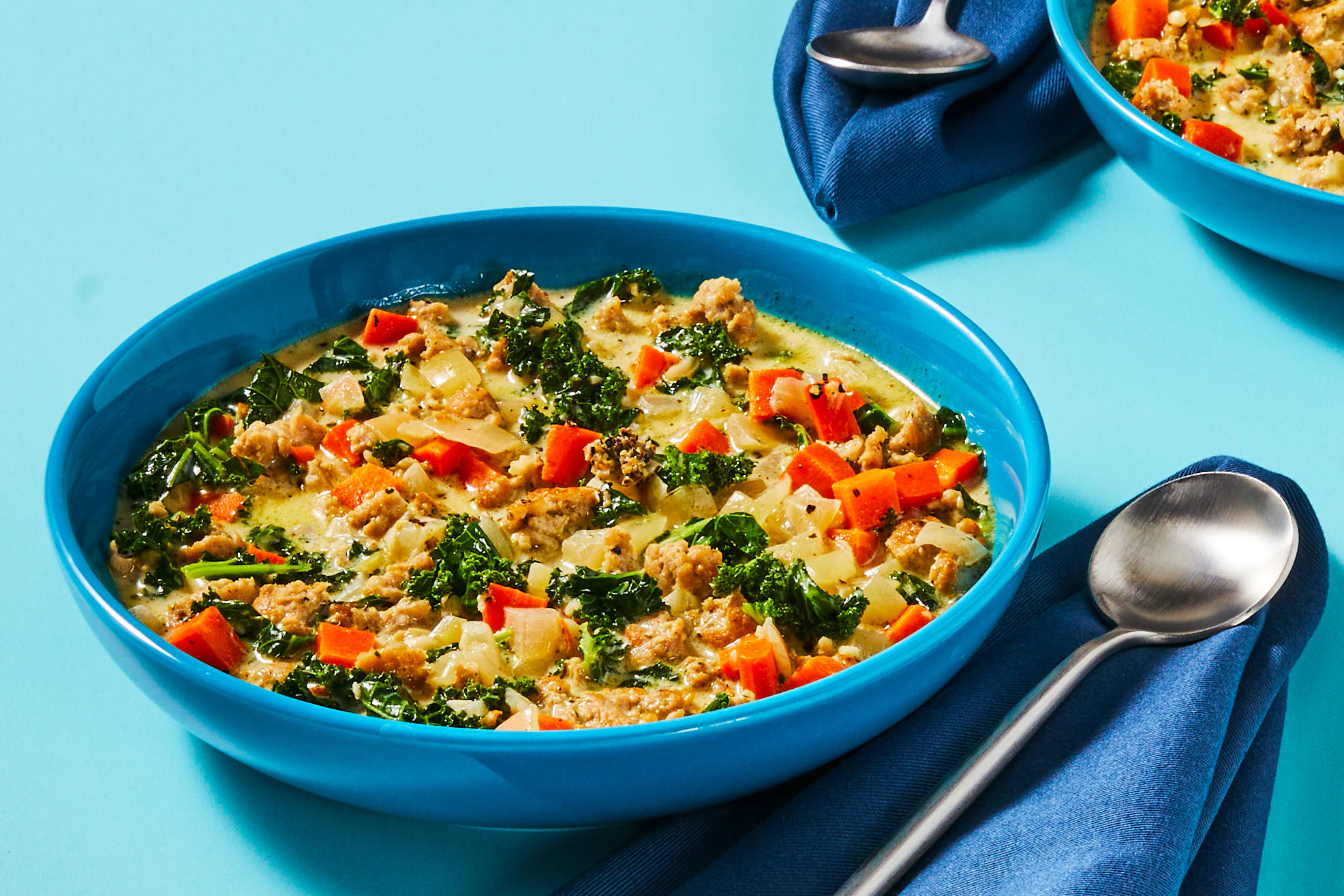 Tuscan-Style Pork Sausage Soup