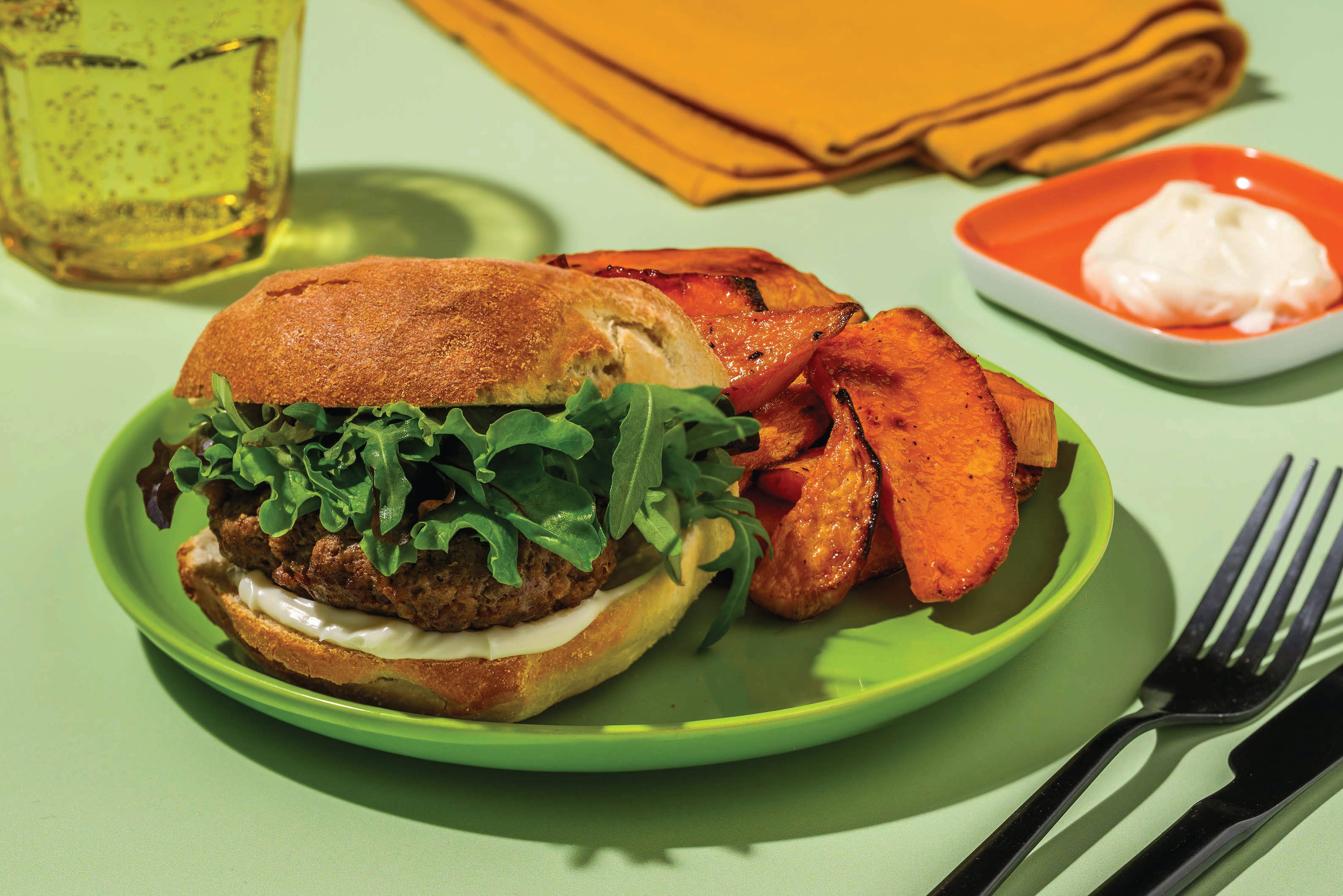 Tex-Mex Beef Burger