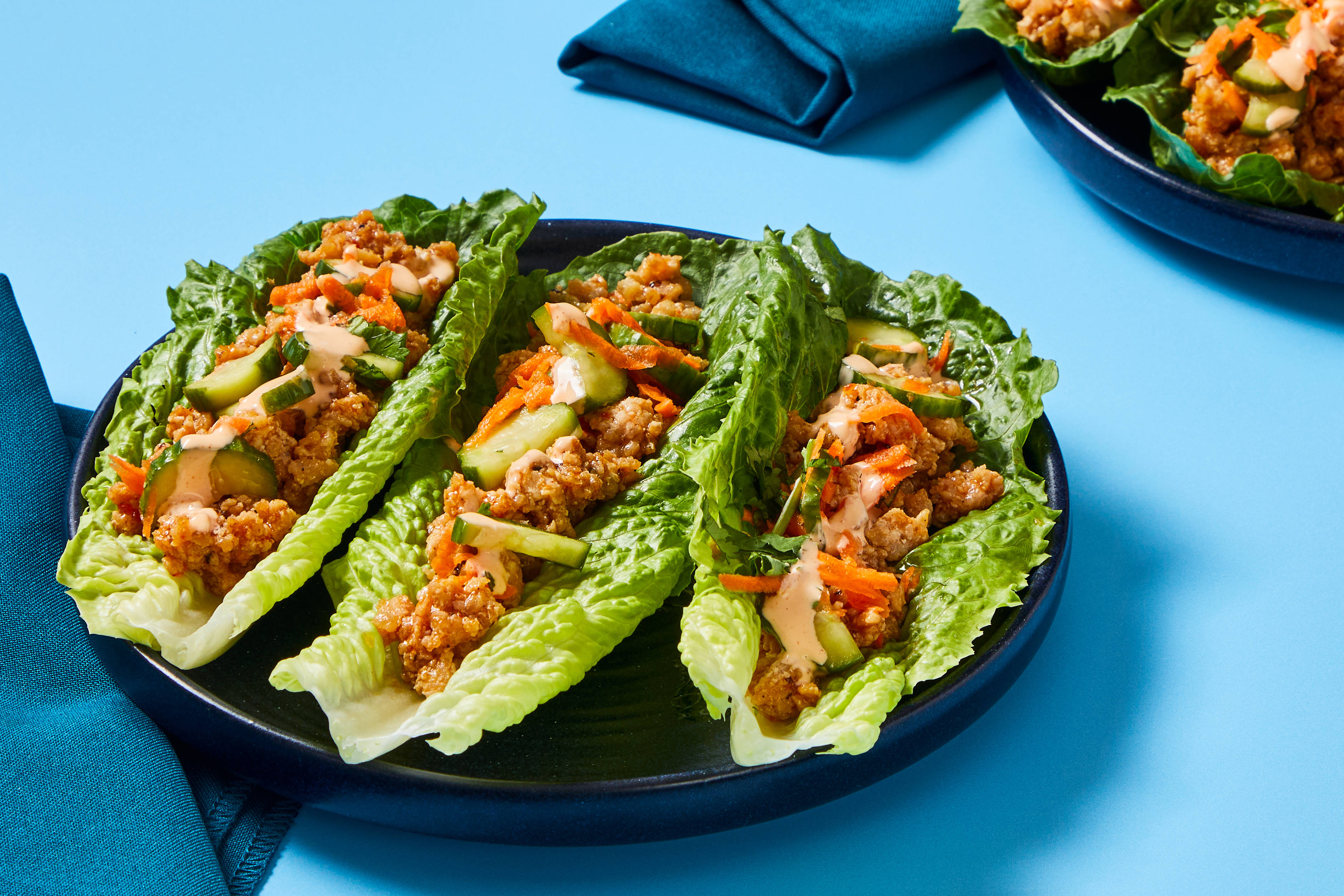 Banh Mi–Style Chicken Lettuce Wraps