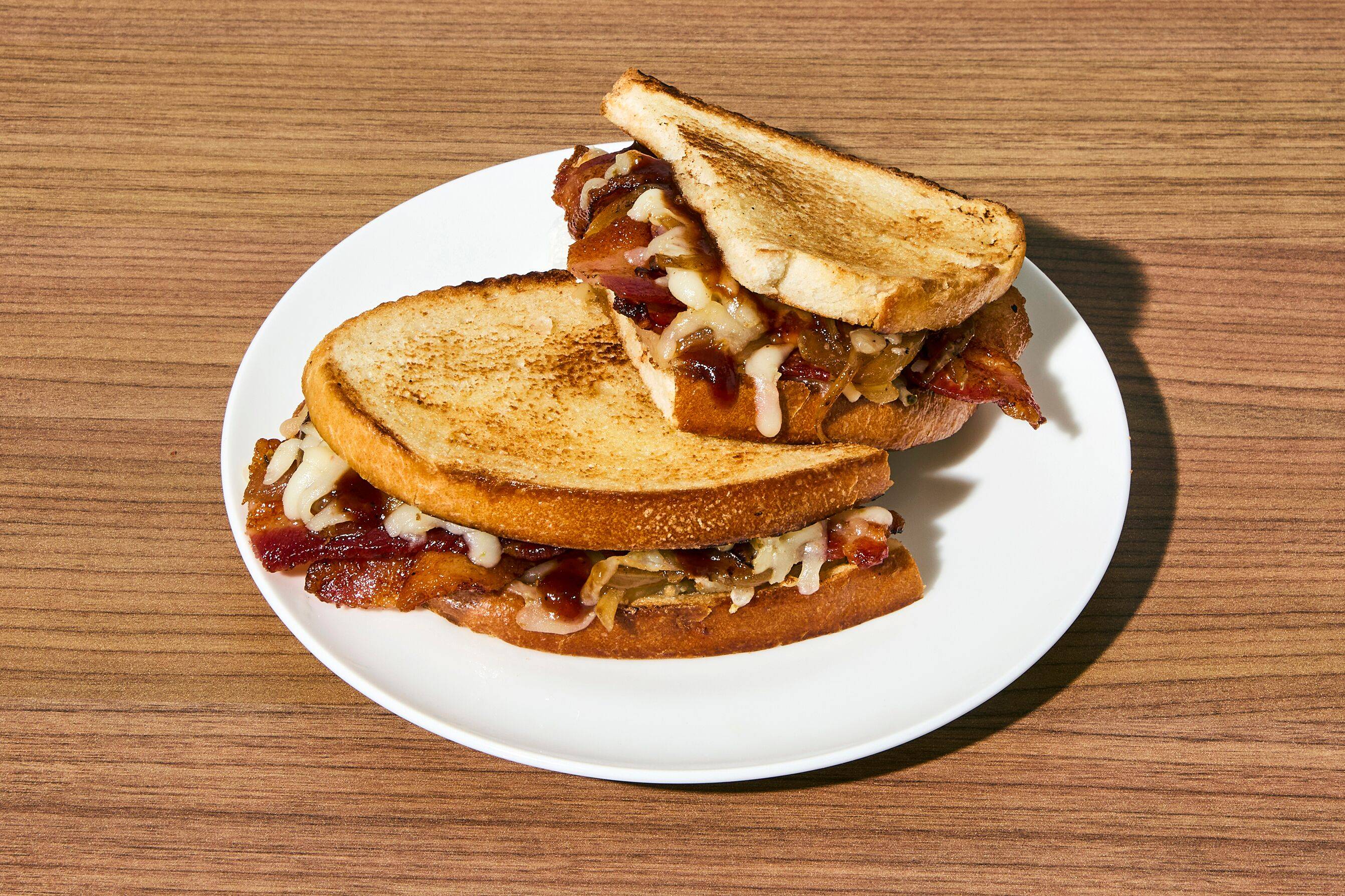 Bacon BBQ Grilled Cheese