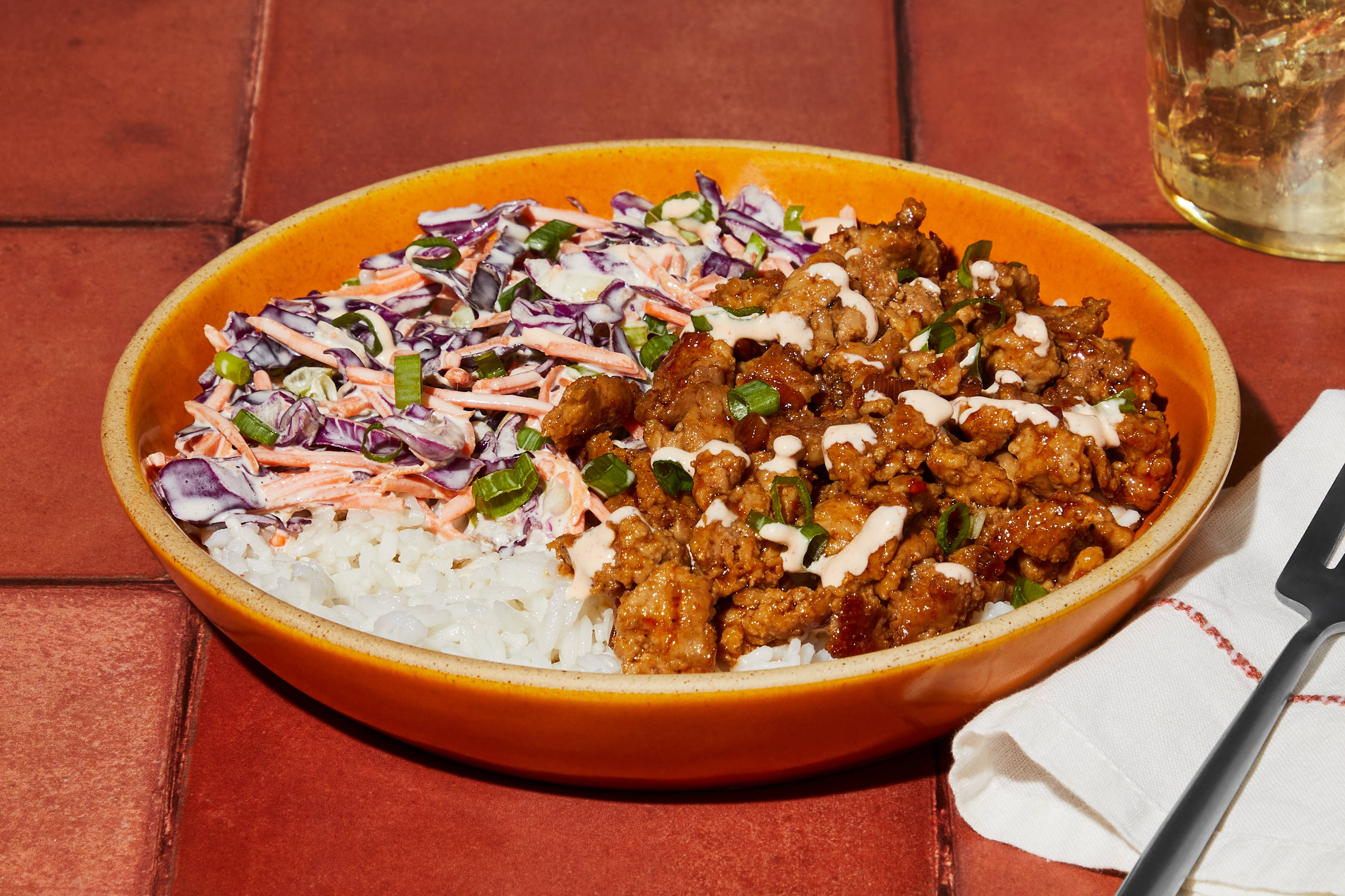 Sesame Pork Rice Bowls