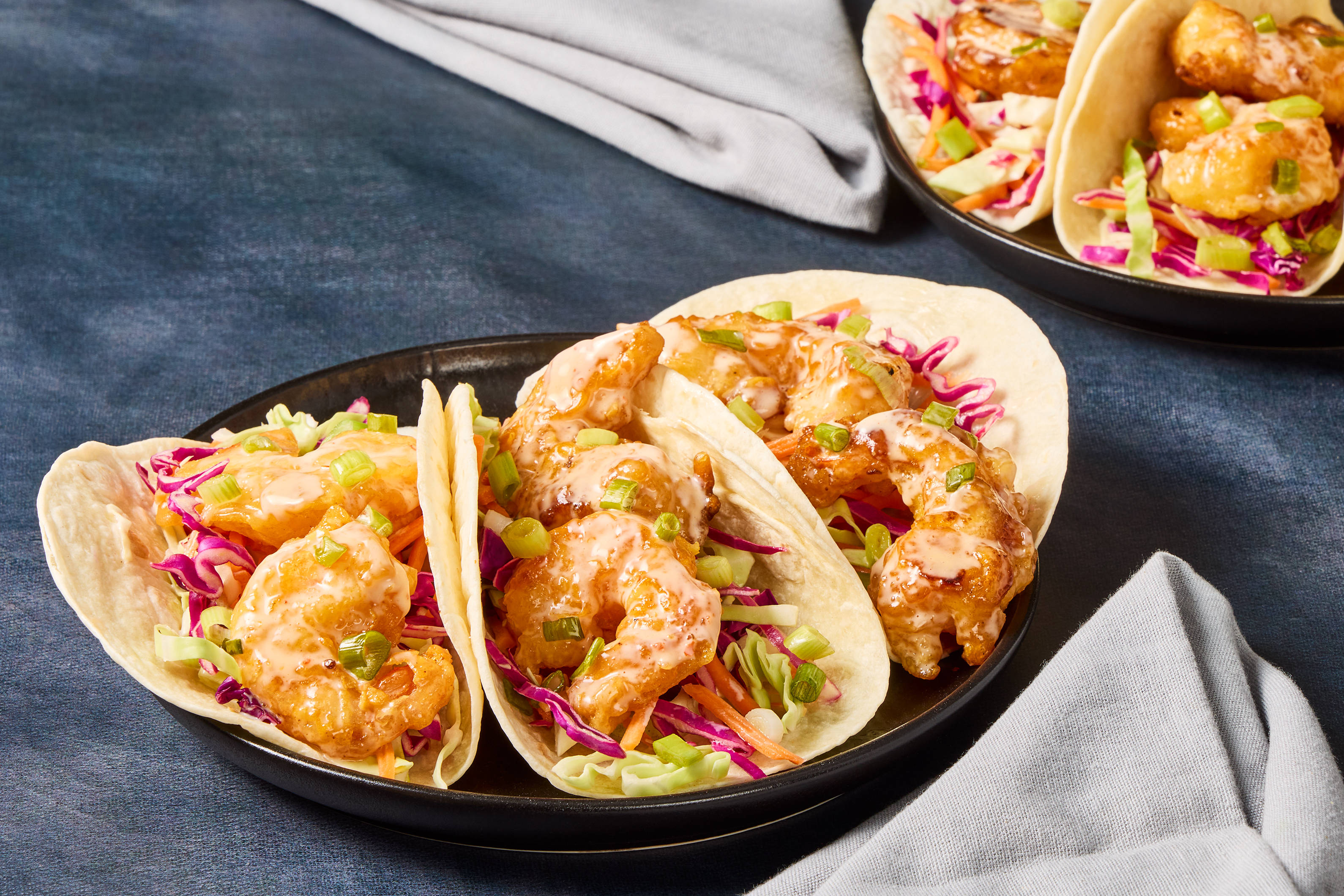 Crispy Sweet Chili Tacos & 2x Shrimp