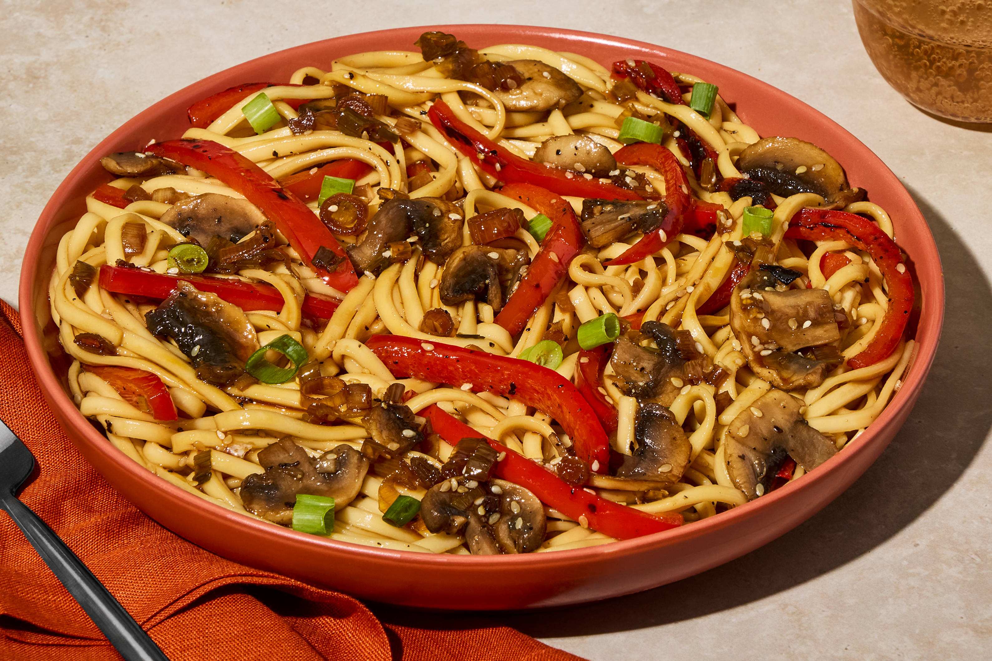 Korean-Style Pulled Pork Lo Mein