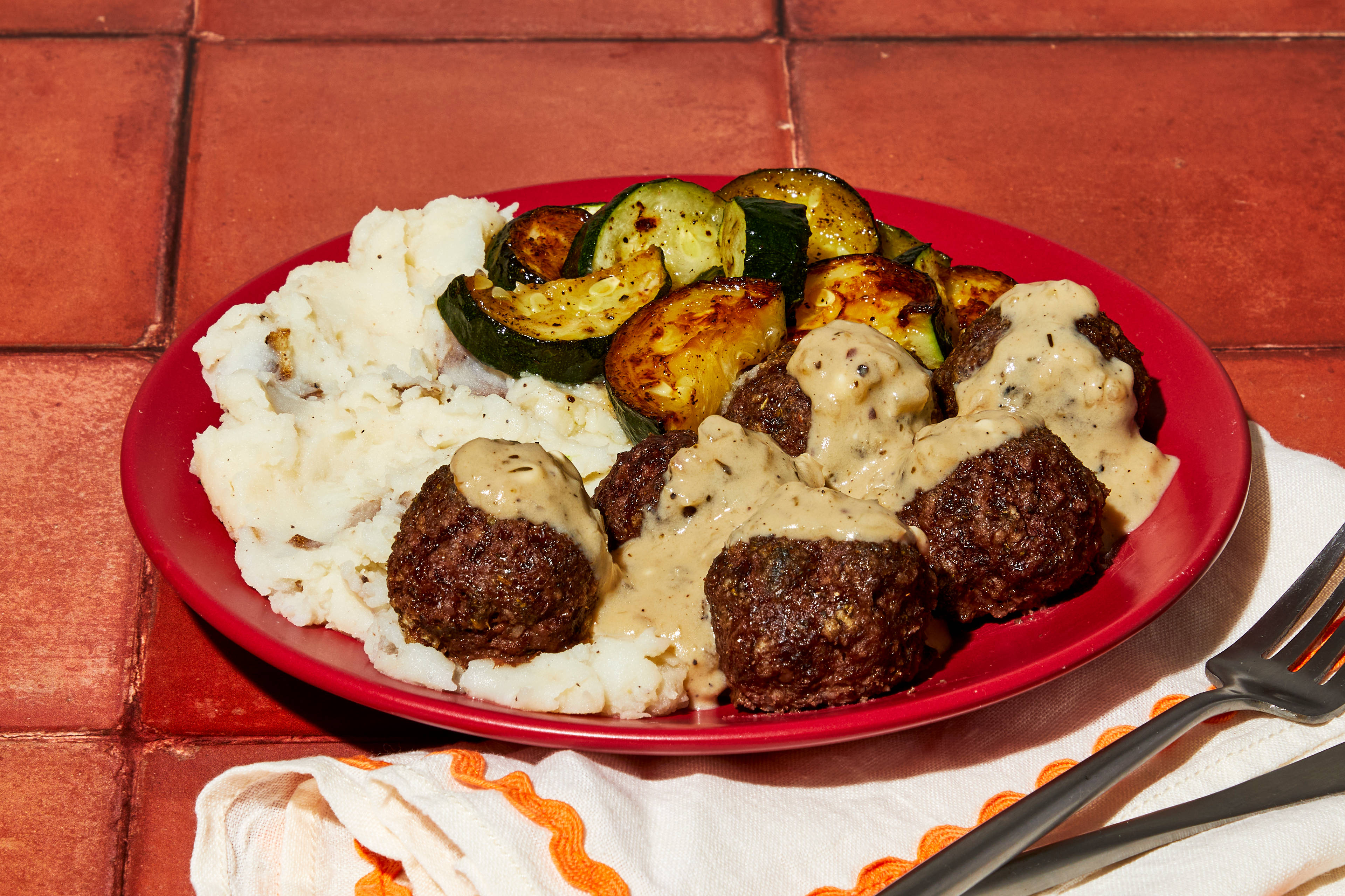 Caramelized Onion Gravy Meatballs