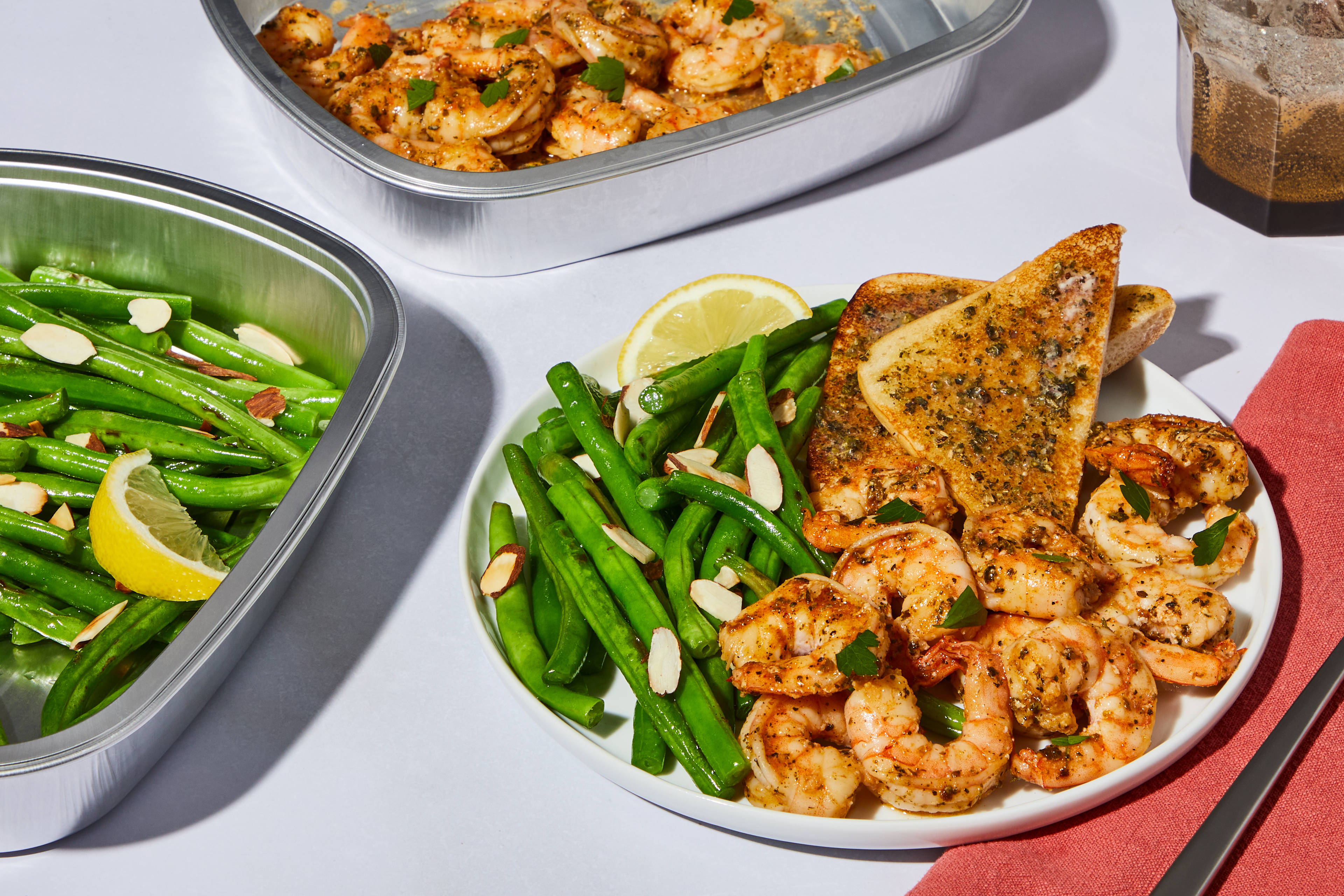 Oven Bake Lemony 2x Shrimp Scampi