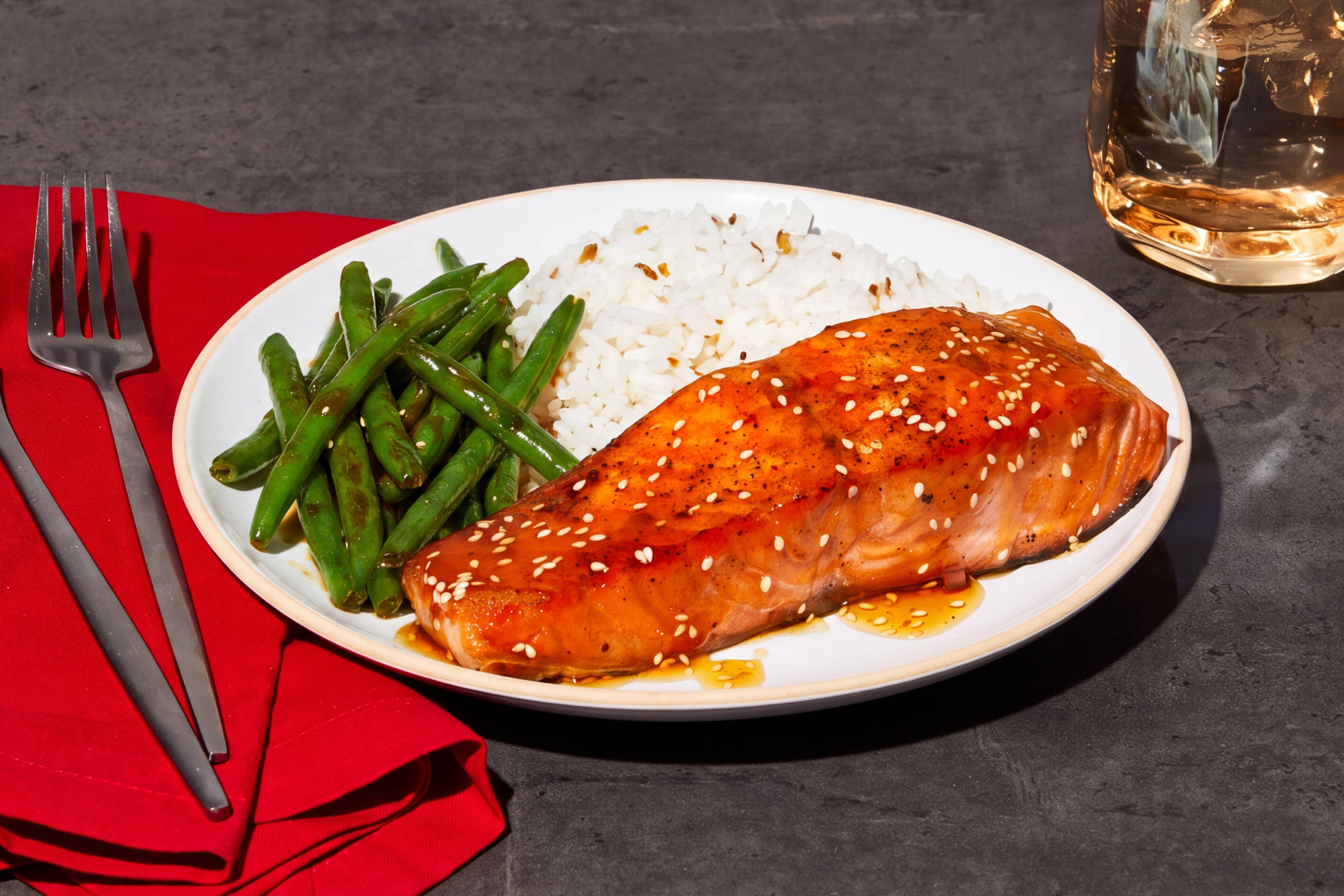 Orange Sesame-Glazed Salmon