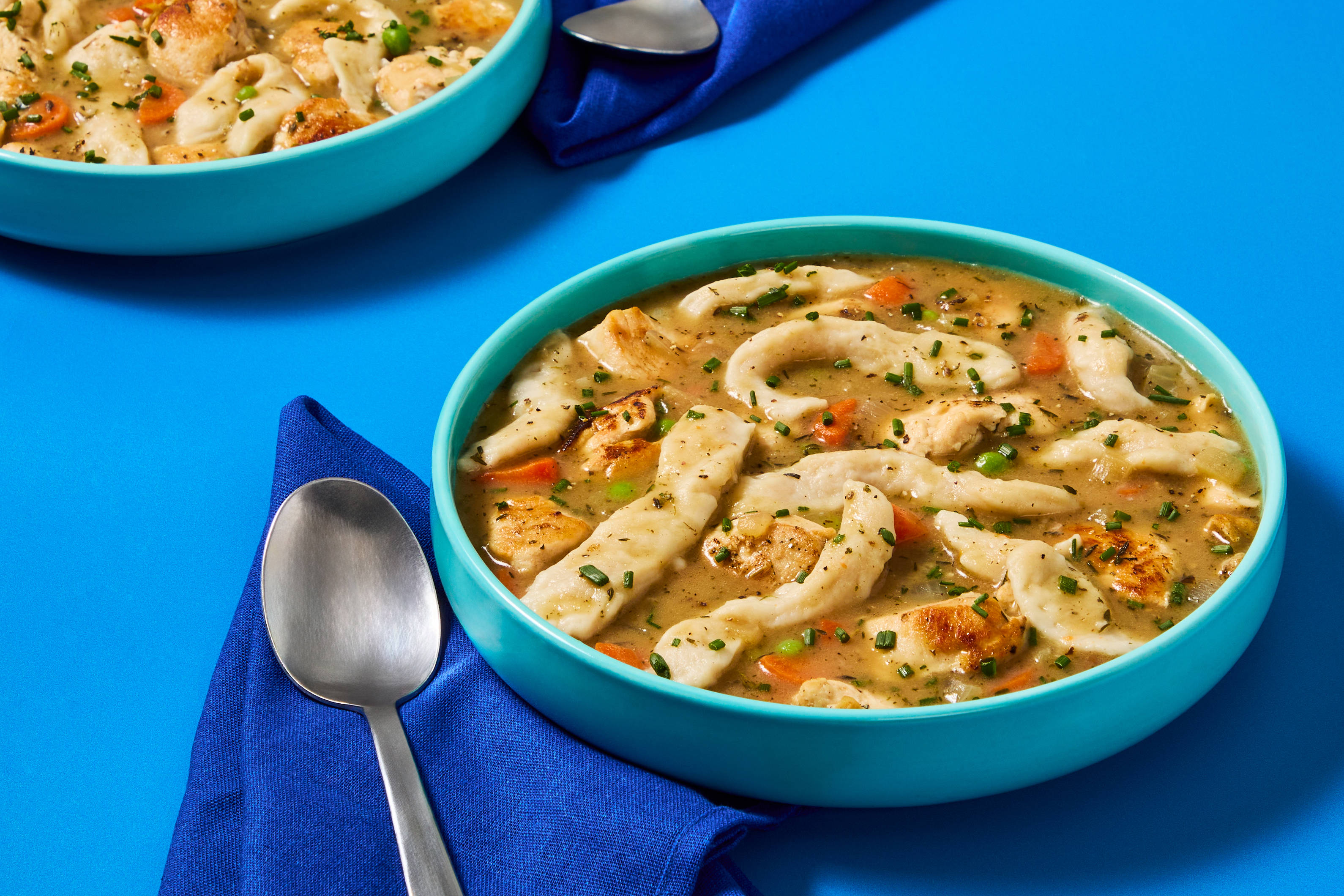 One-Pot Chicken & Dumplings with Bacon