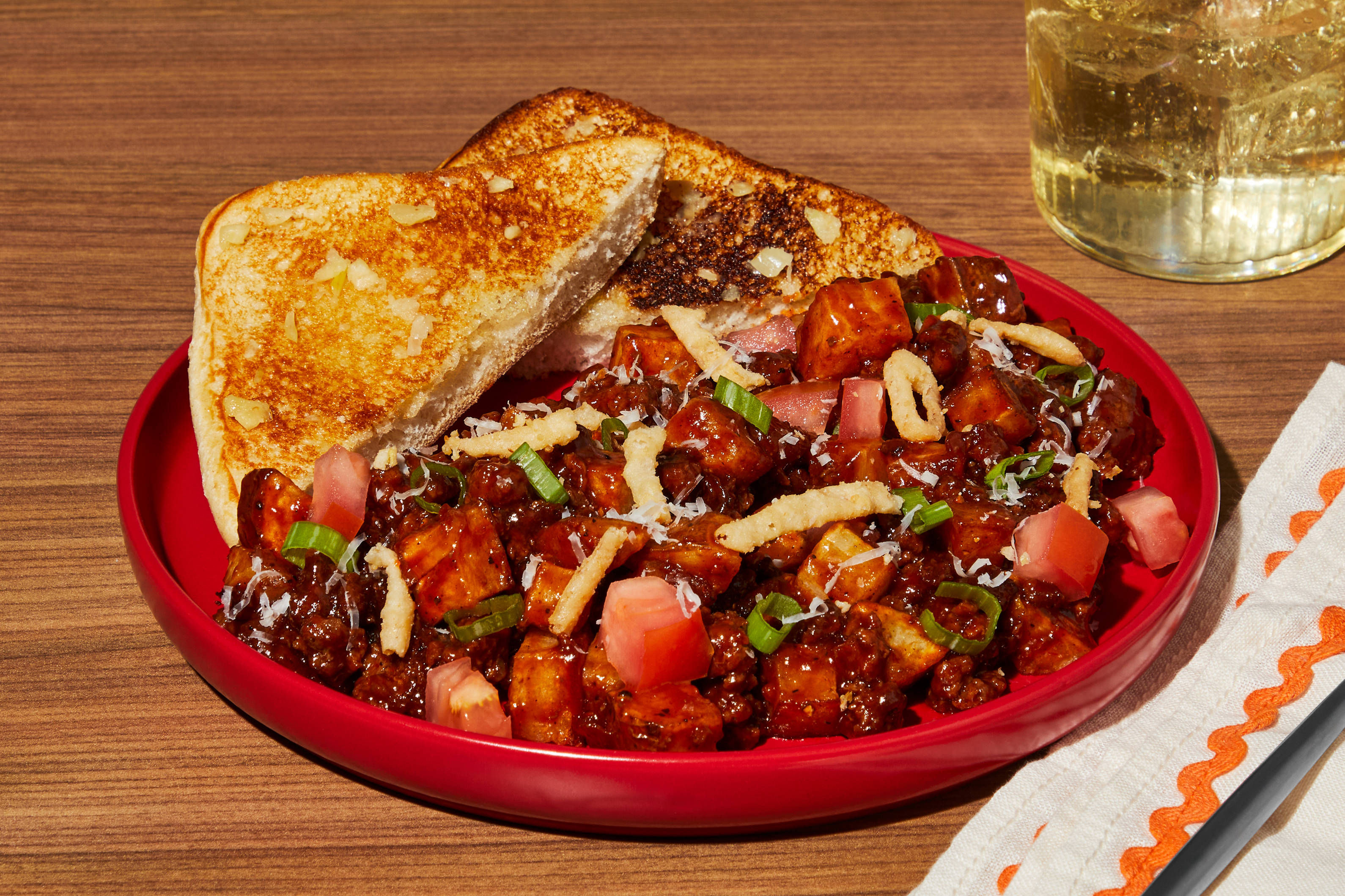 Sloppy Joe-Style BBQ Beef Hash