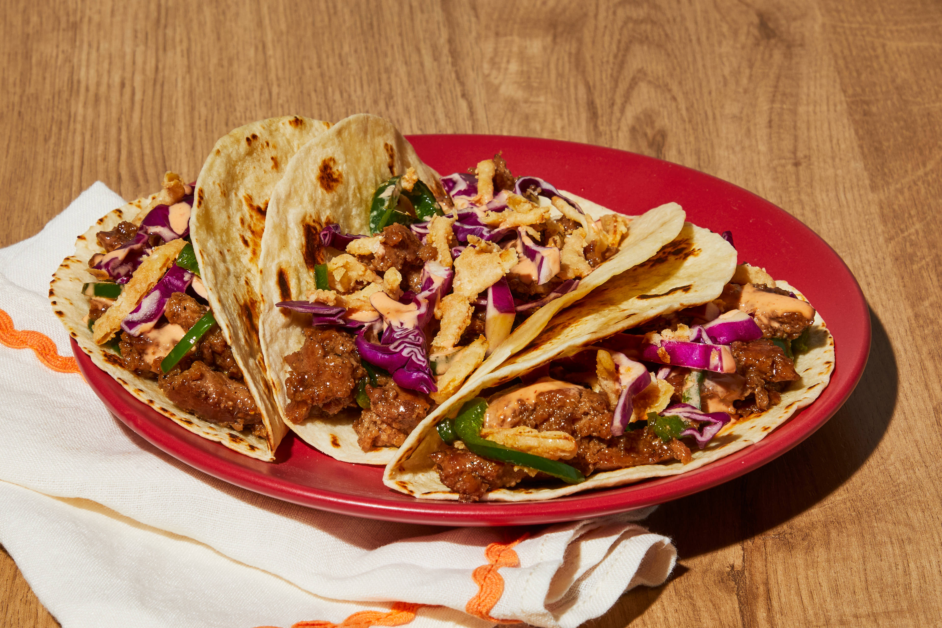 Korean-Inspired Sweet Soy Chicken Tacos