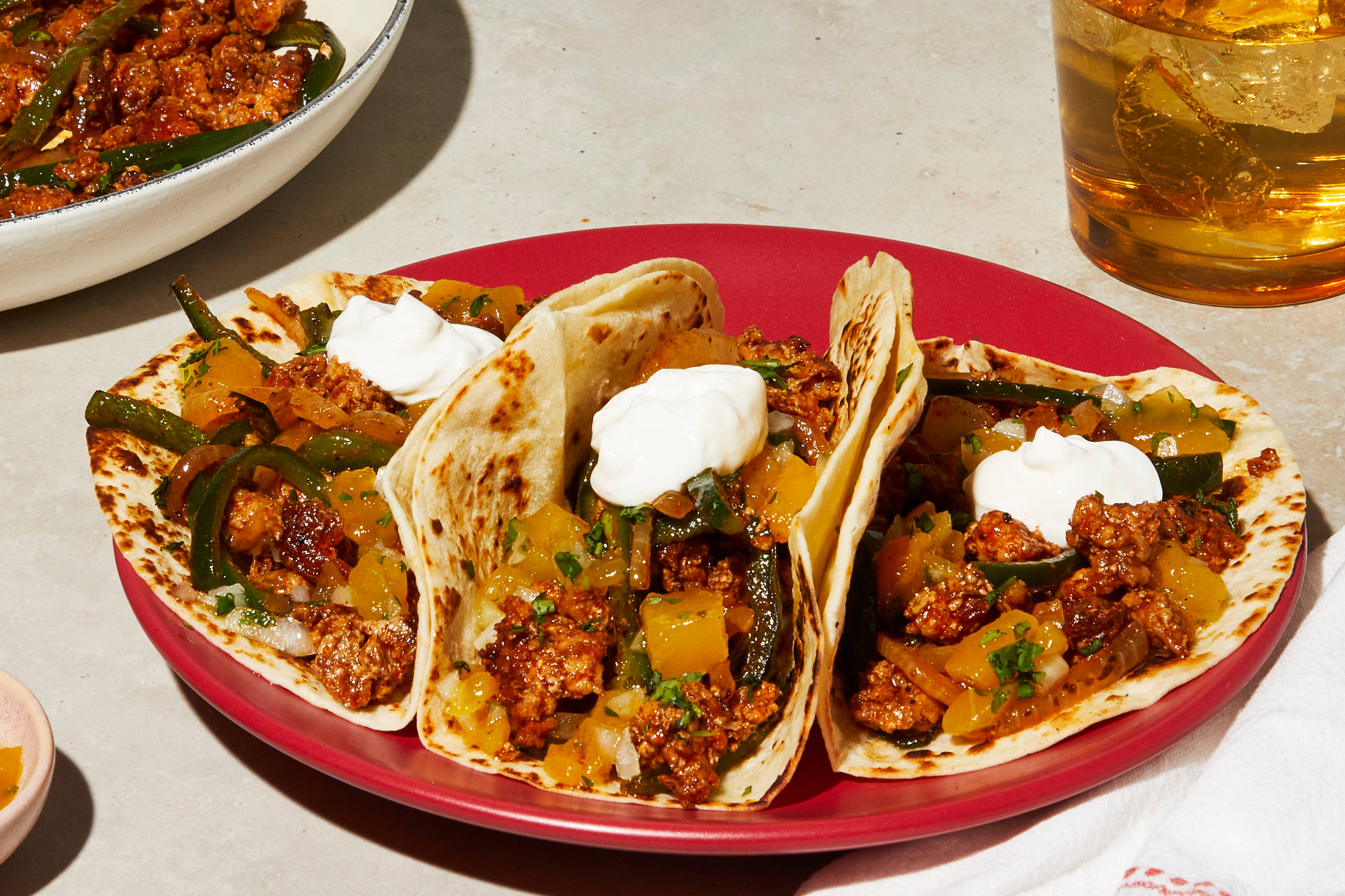 Mango Salsa Bacon Tacos