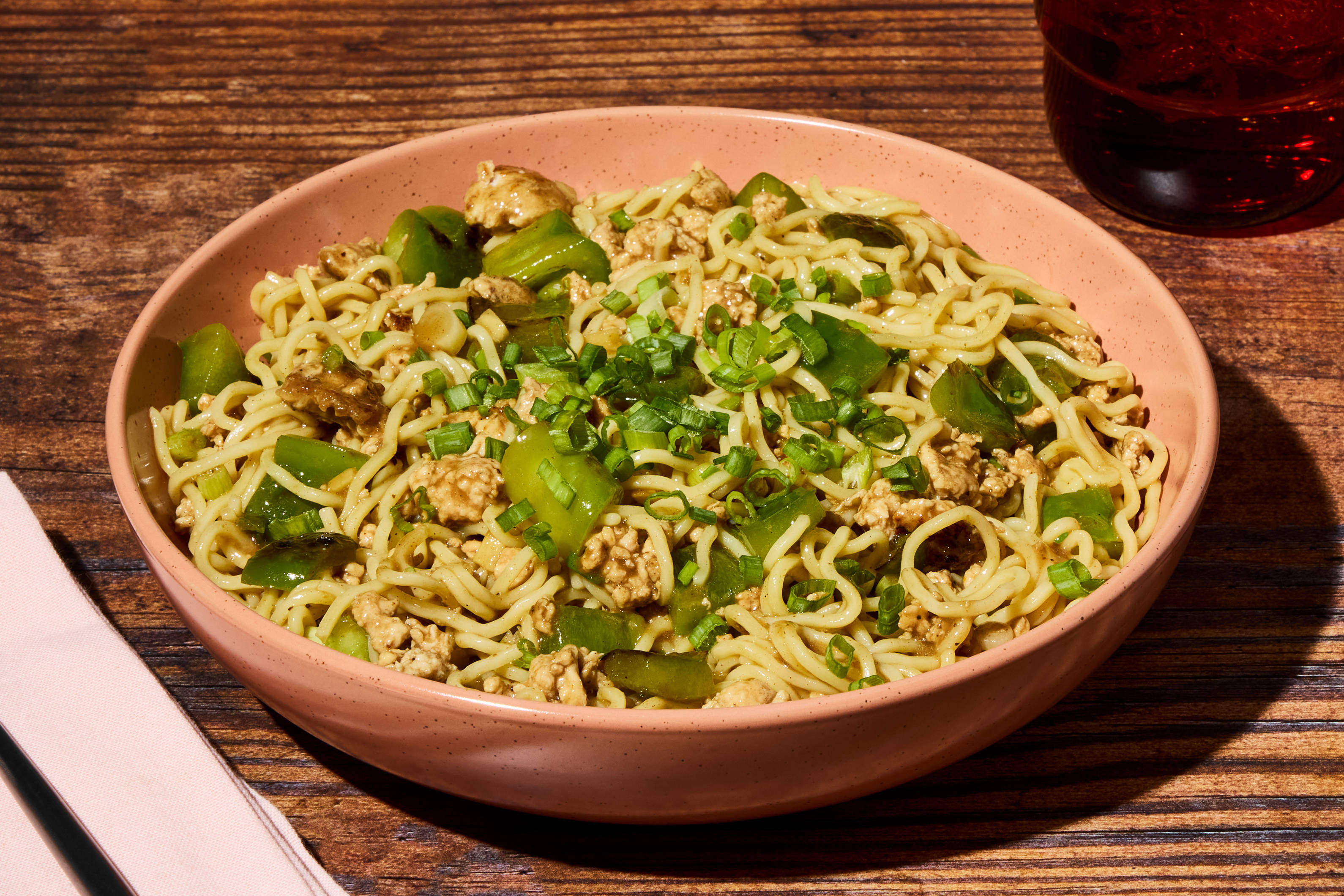 Japanese Curry Chicken & Noodle Stir-Fry