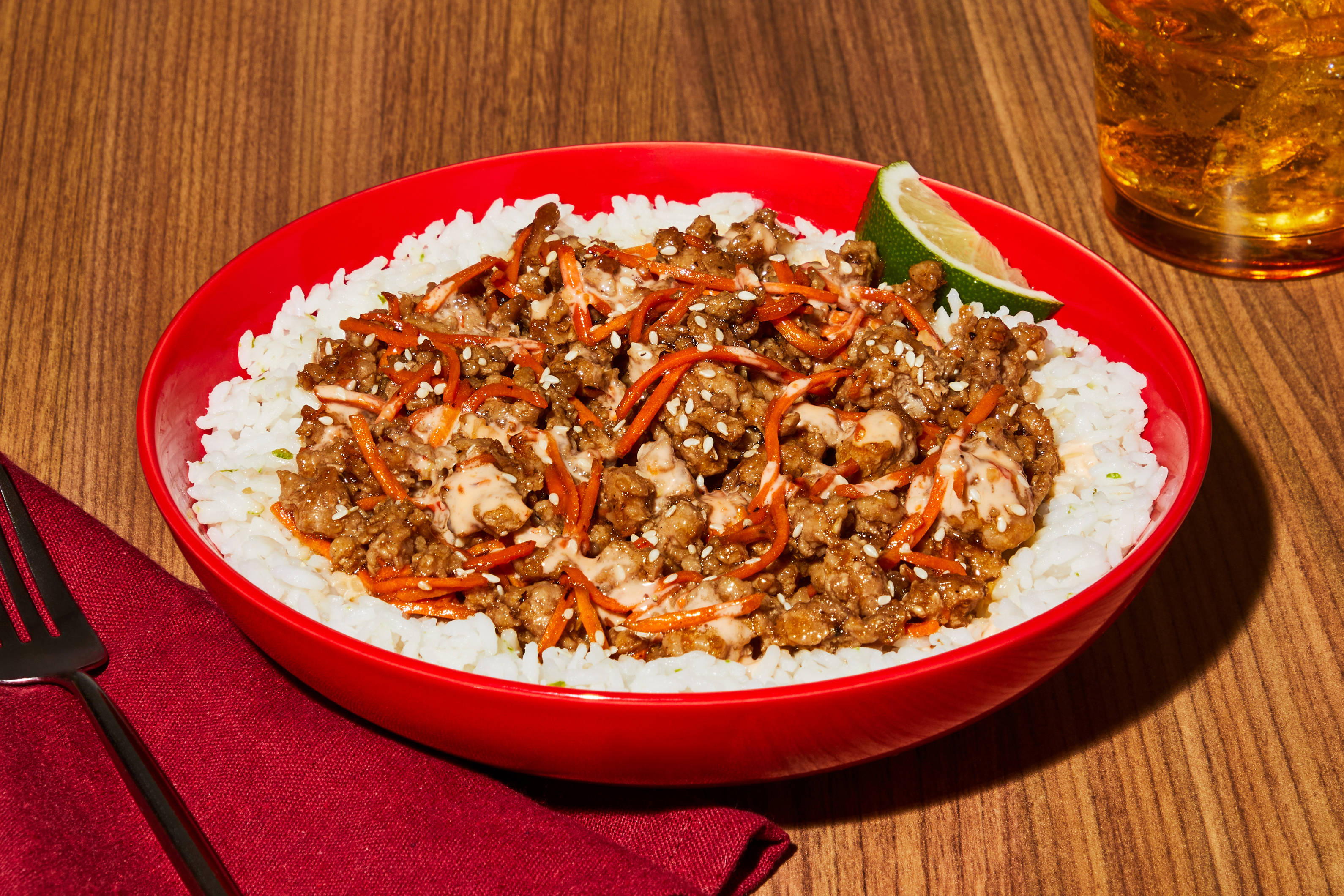Sweet Sesame Pork Bowls
