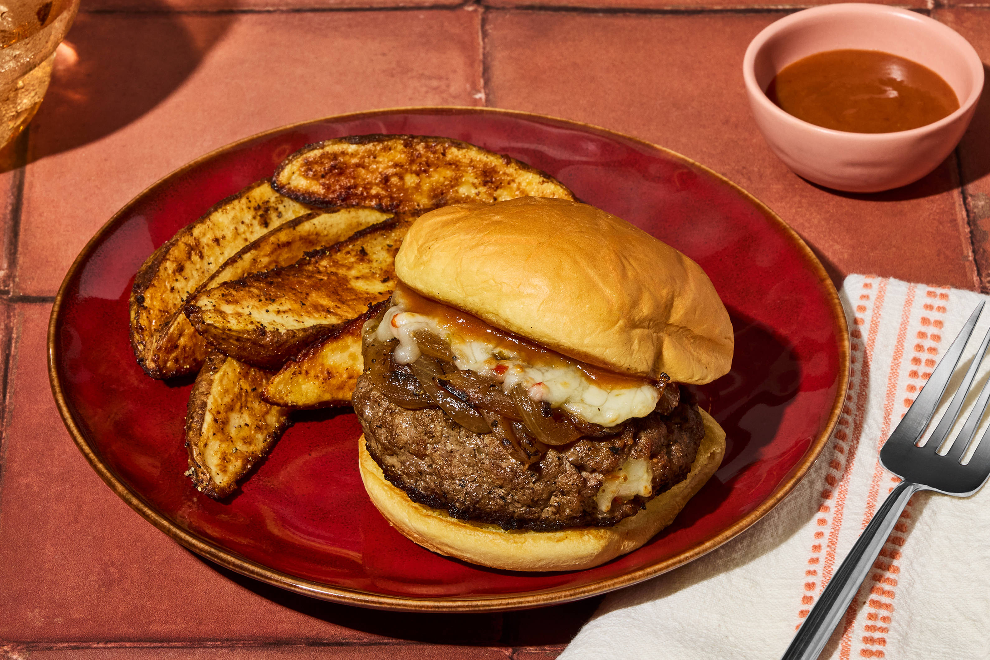 Pepper Jack-Stuffed Turkey Burgers