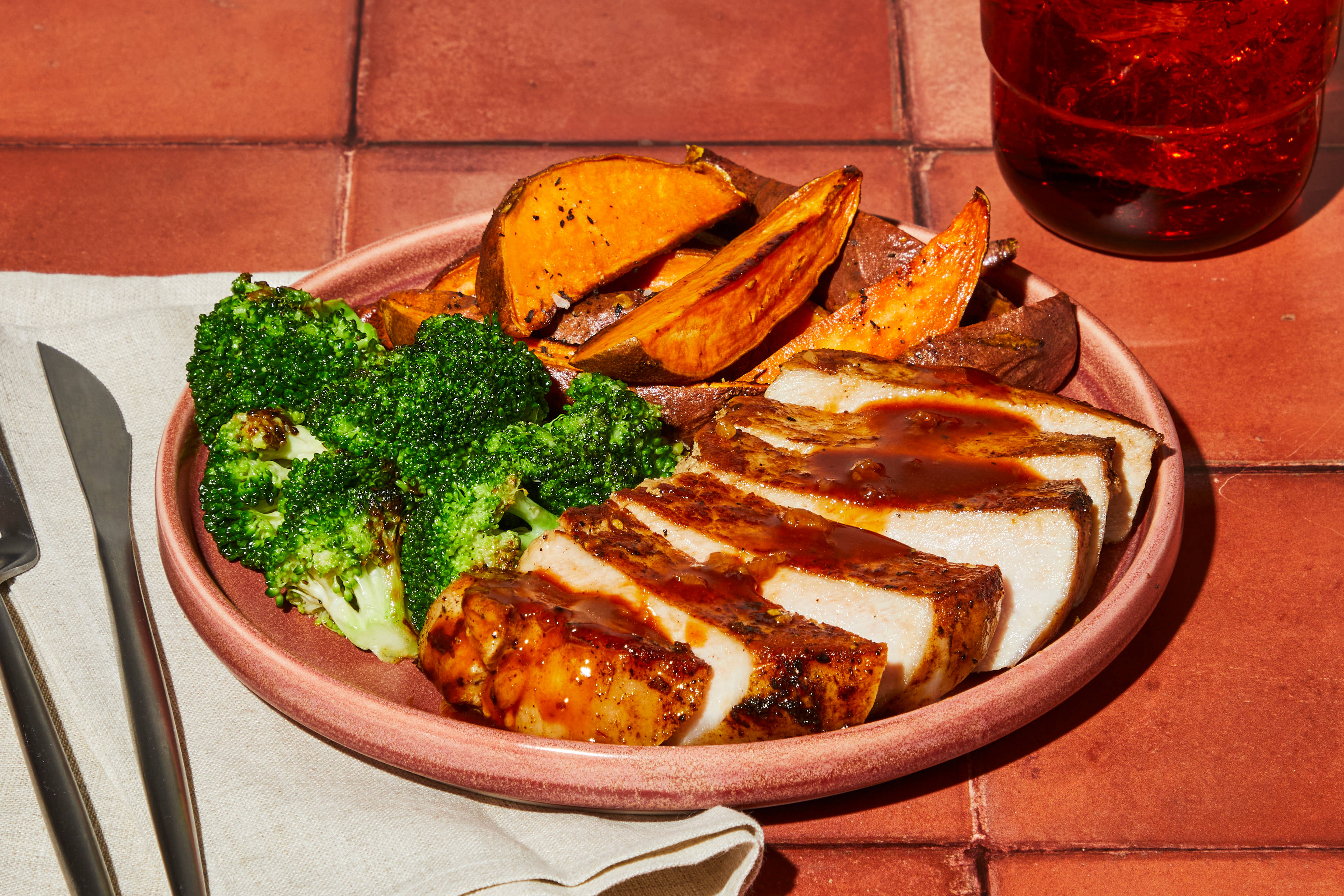 Saucy Garlic Balsamic Pork Chops