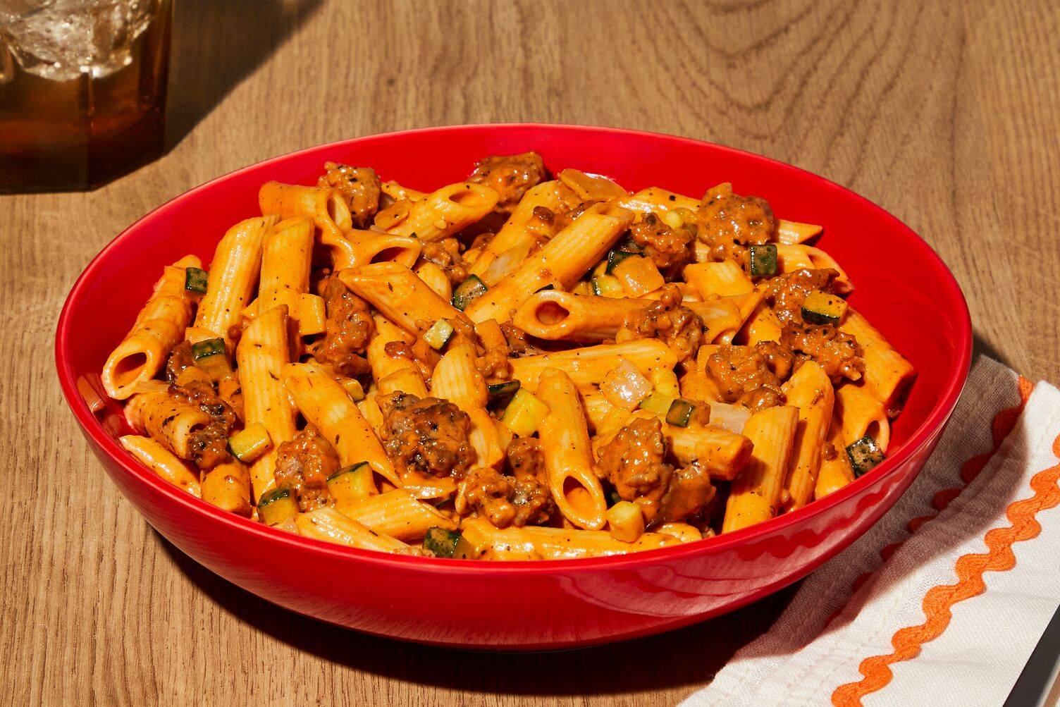 Zucchini & Beef Penne