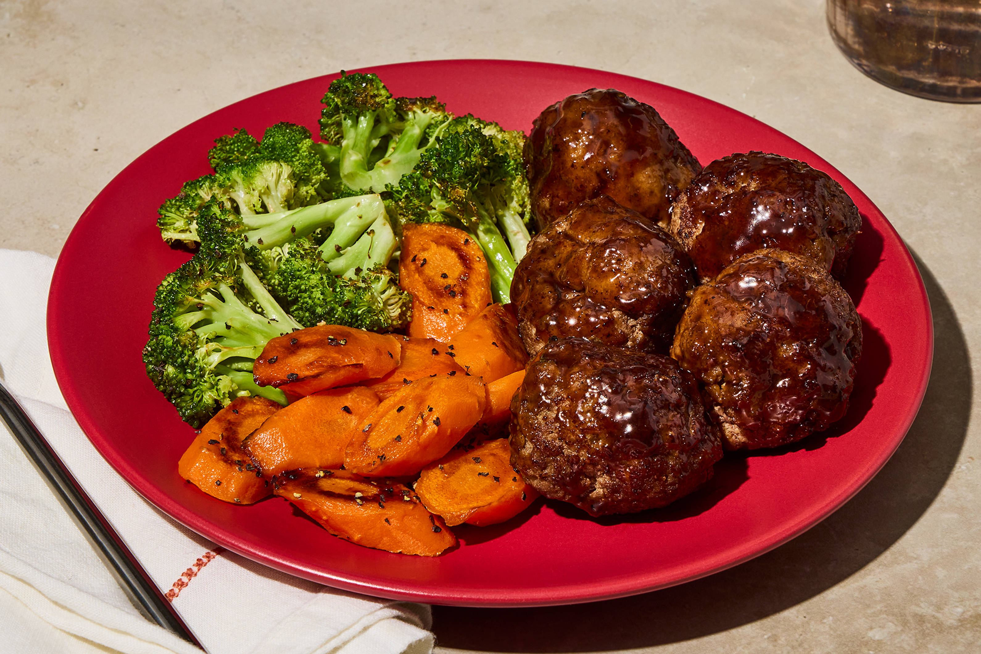 Sweet Soy–Glazed Meatballs