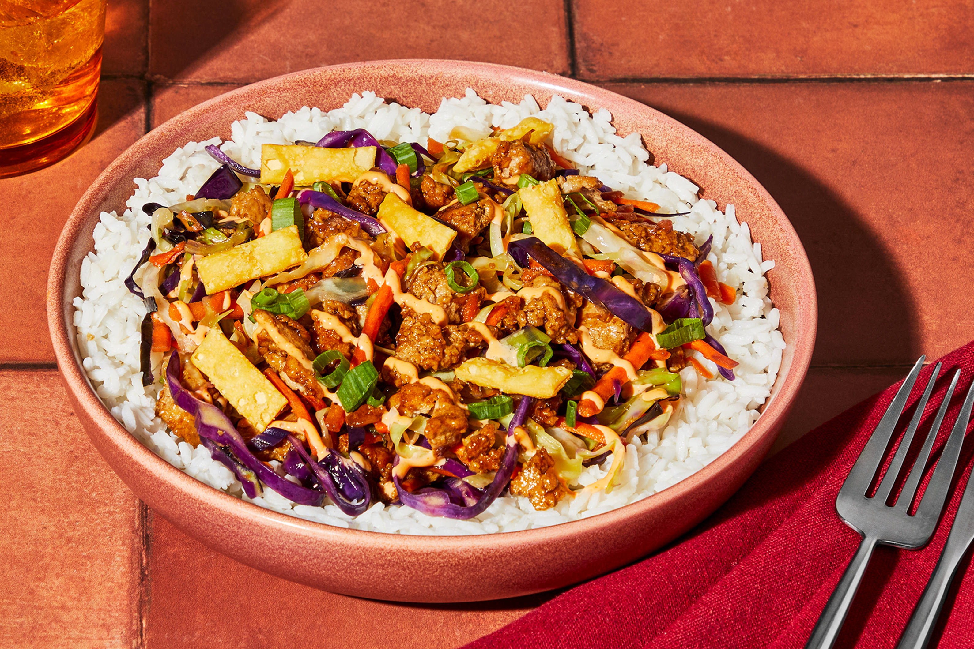 Sweet Soy Beef & Cabbage Bowls