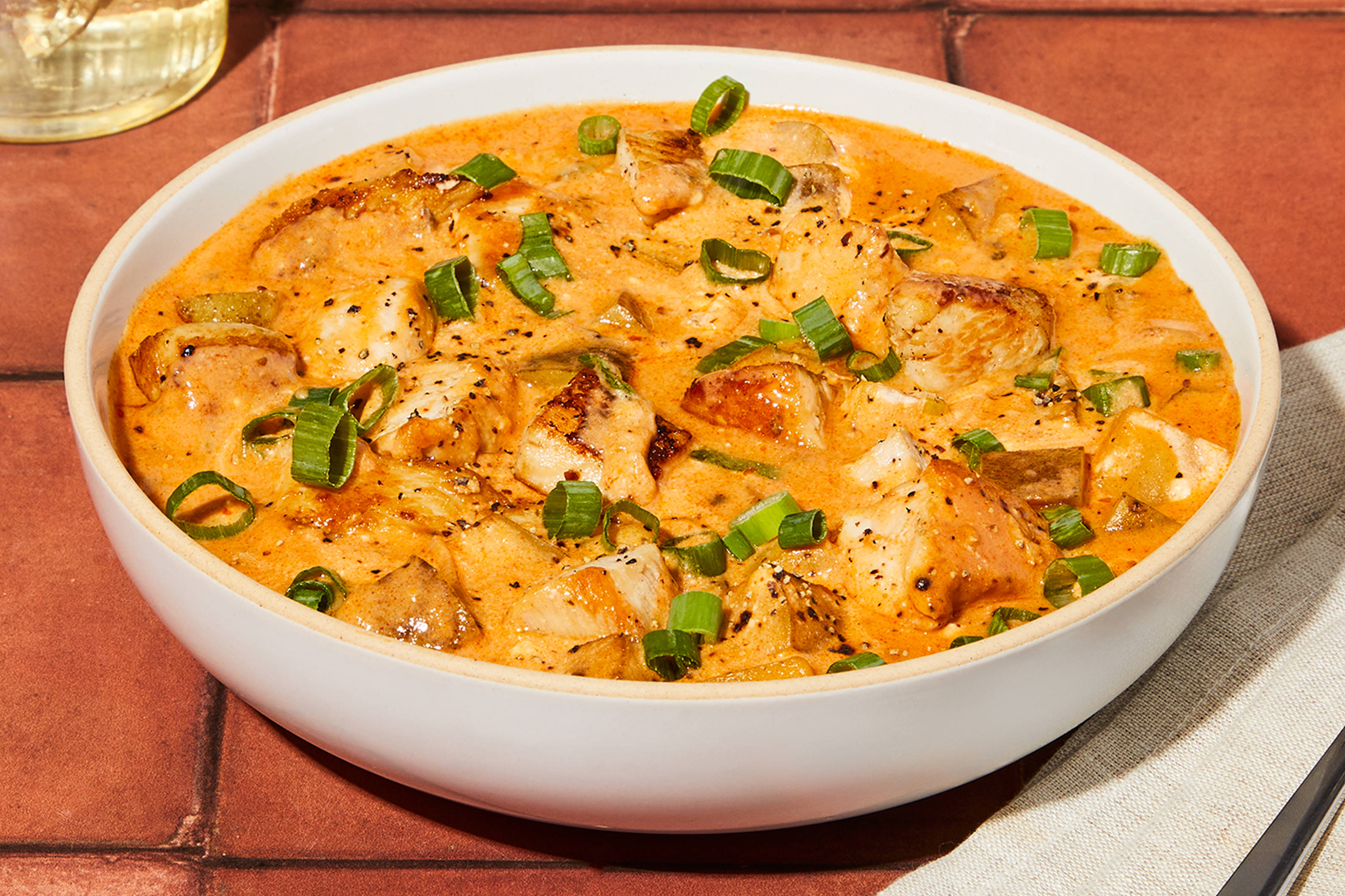 Creamy Garlic-Herb Shrimp Soup