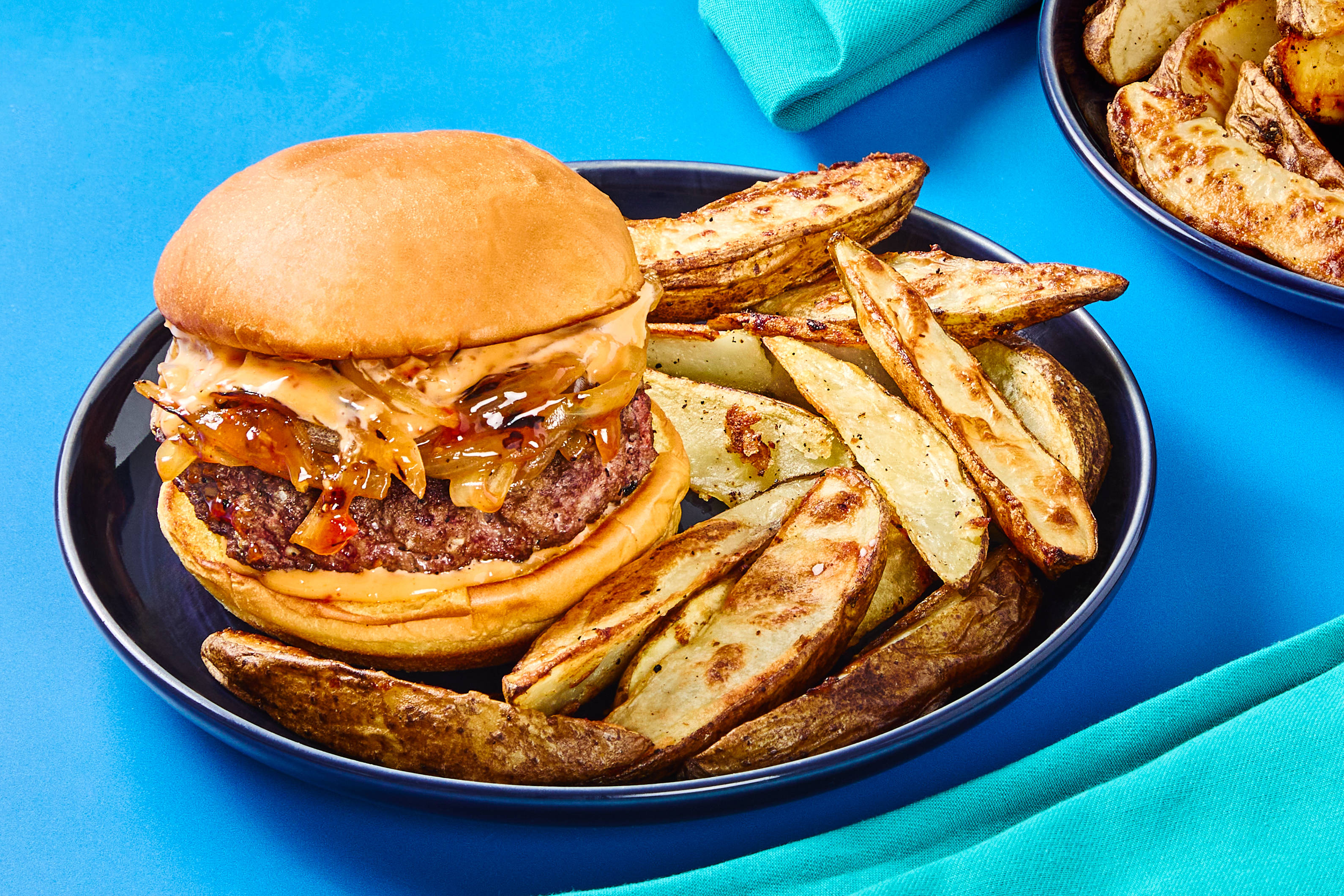 Sweet Thai Chili Bacon Burgers