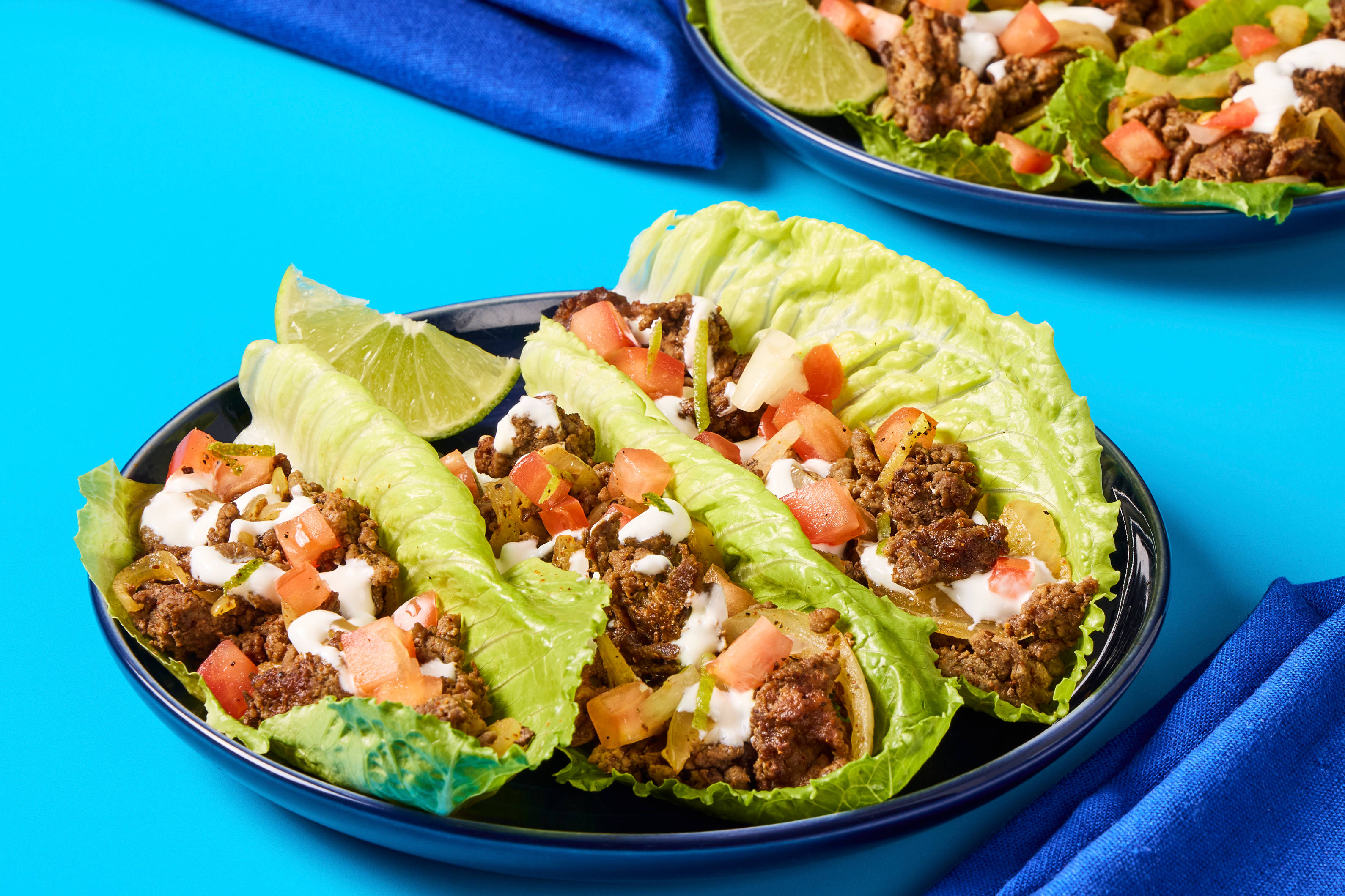 Chicken & Caramelized Onion Lettuce Wraps