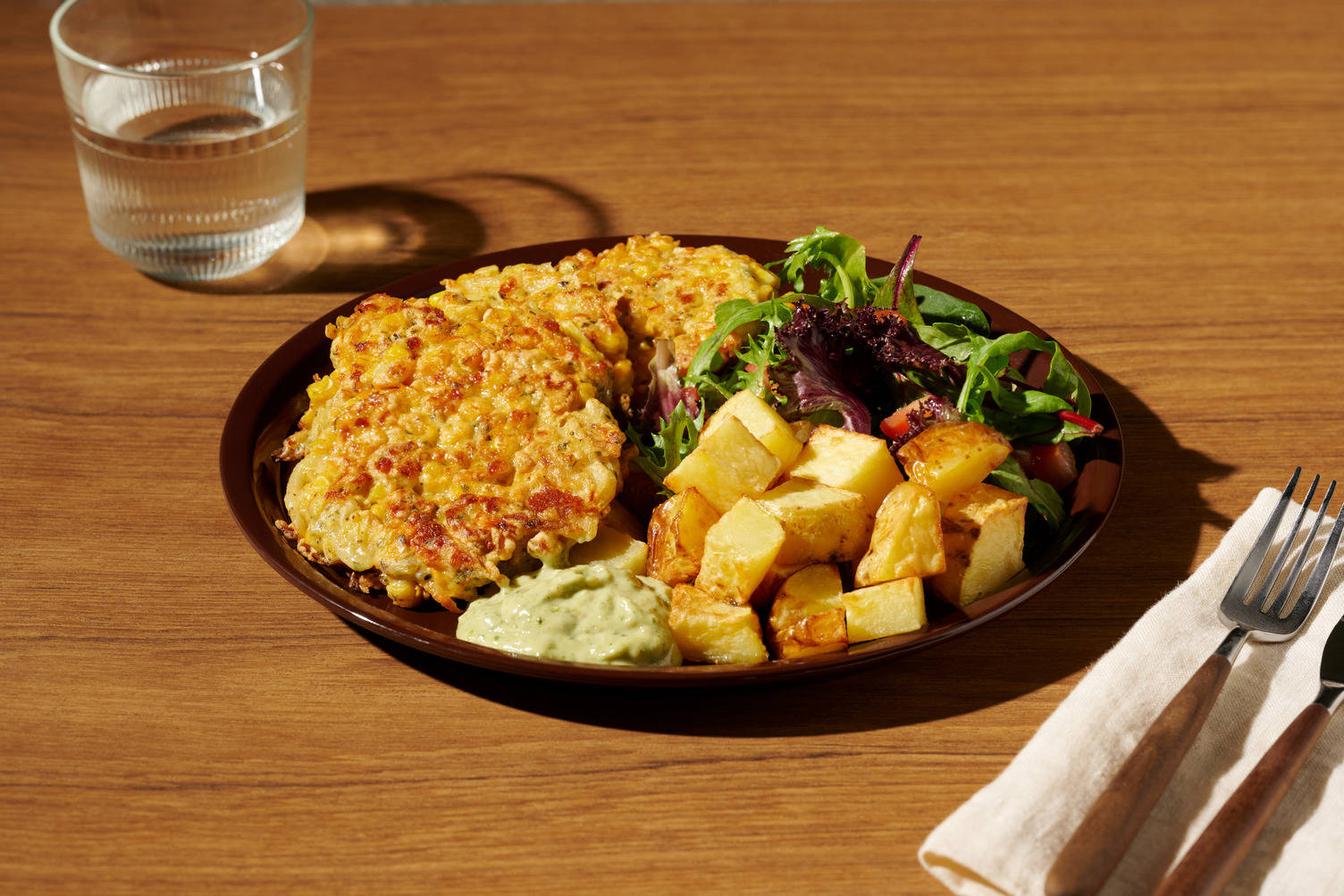 Italian Corn & Cheese Fritters