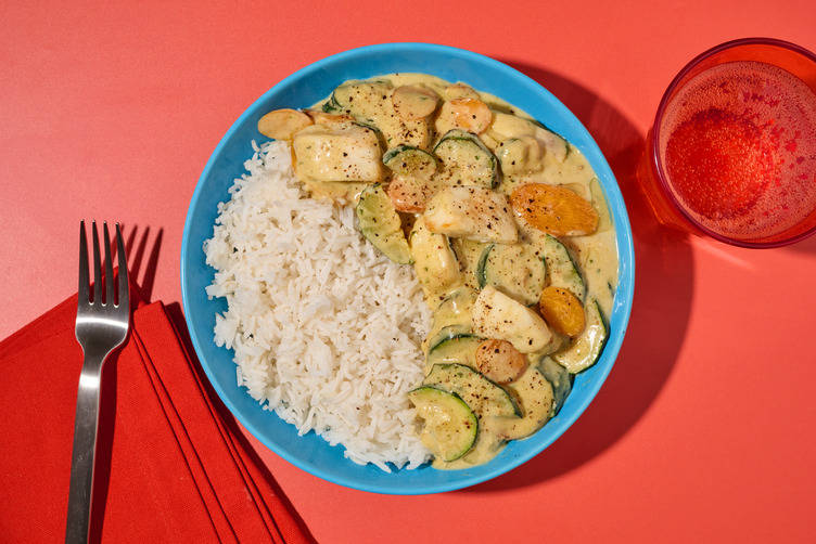 Thai-Style Double Fish & Coconut Green Curry