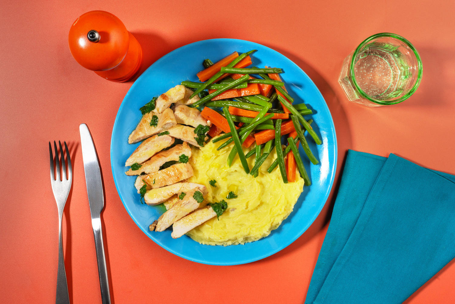 Seared Chicken & Parsley-Butter Sauce