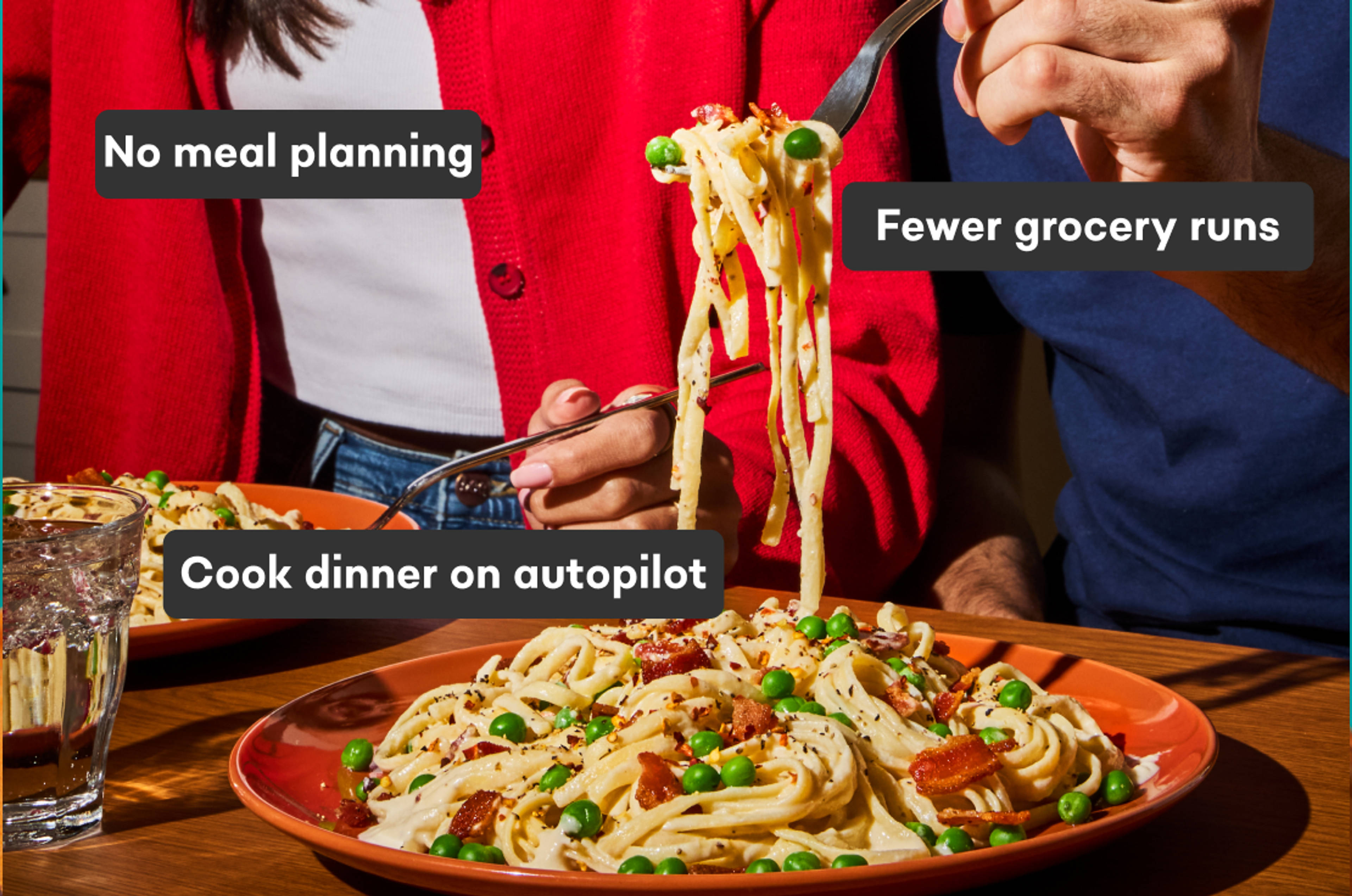 98% say EveryPlate makes dinner planning less stressful