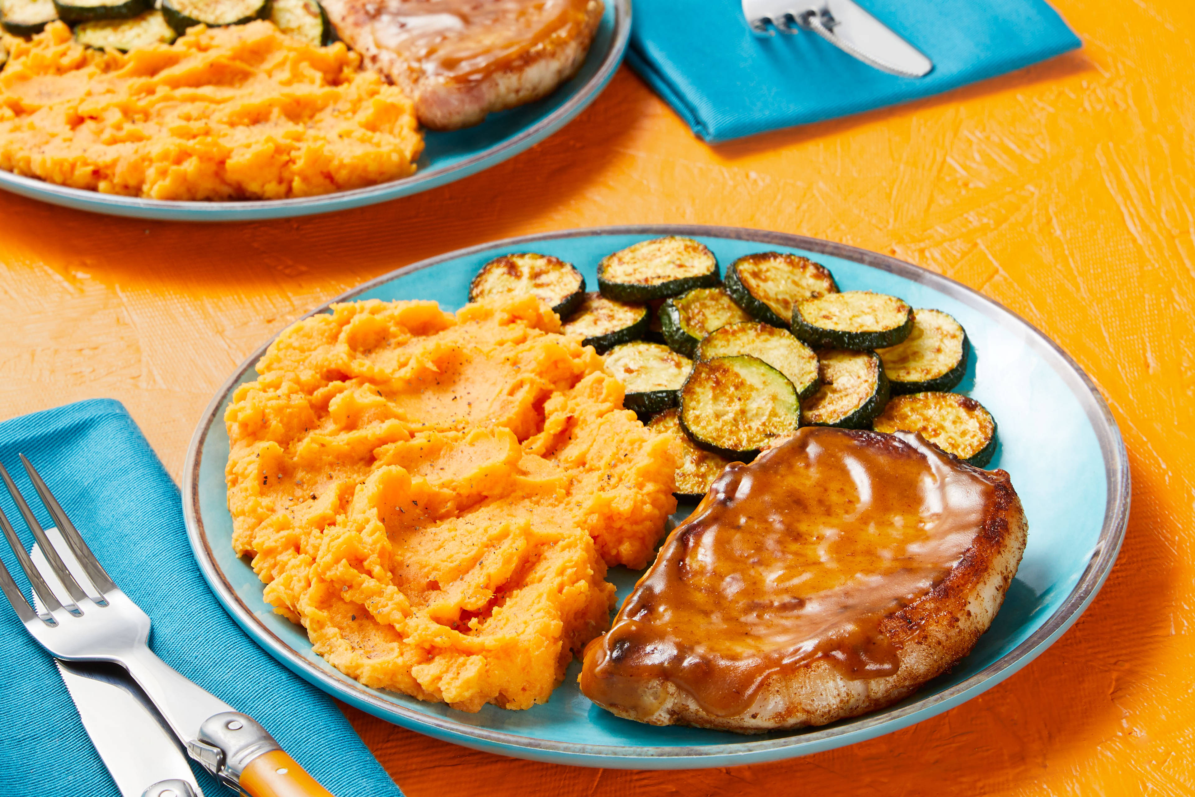 8. Honey Mustard Pork Chops in the Slow Cooker